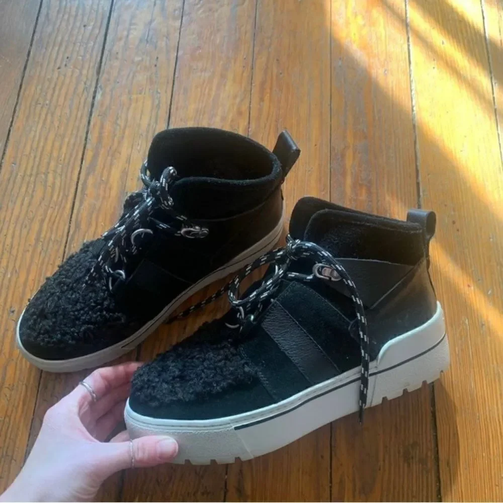J Slides Platform High Top Sneakers Anthropologie 6
